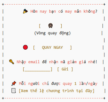 Vòng quay may mắn động